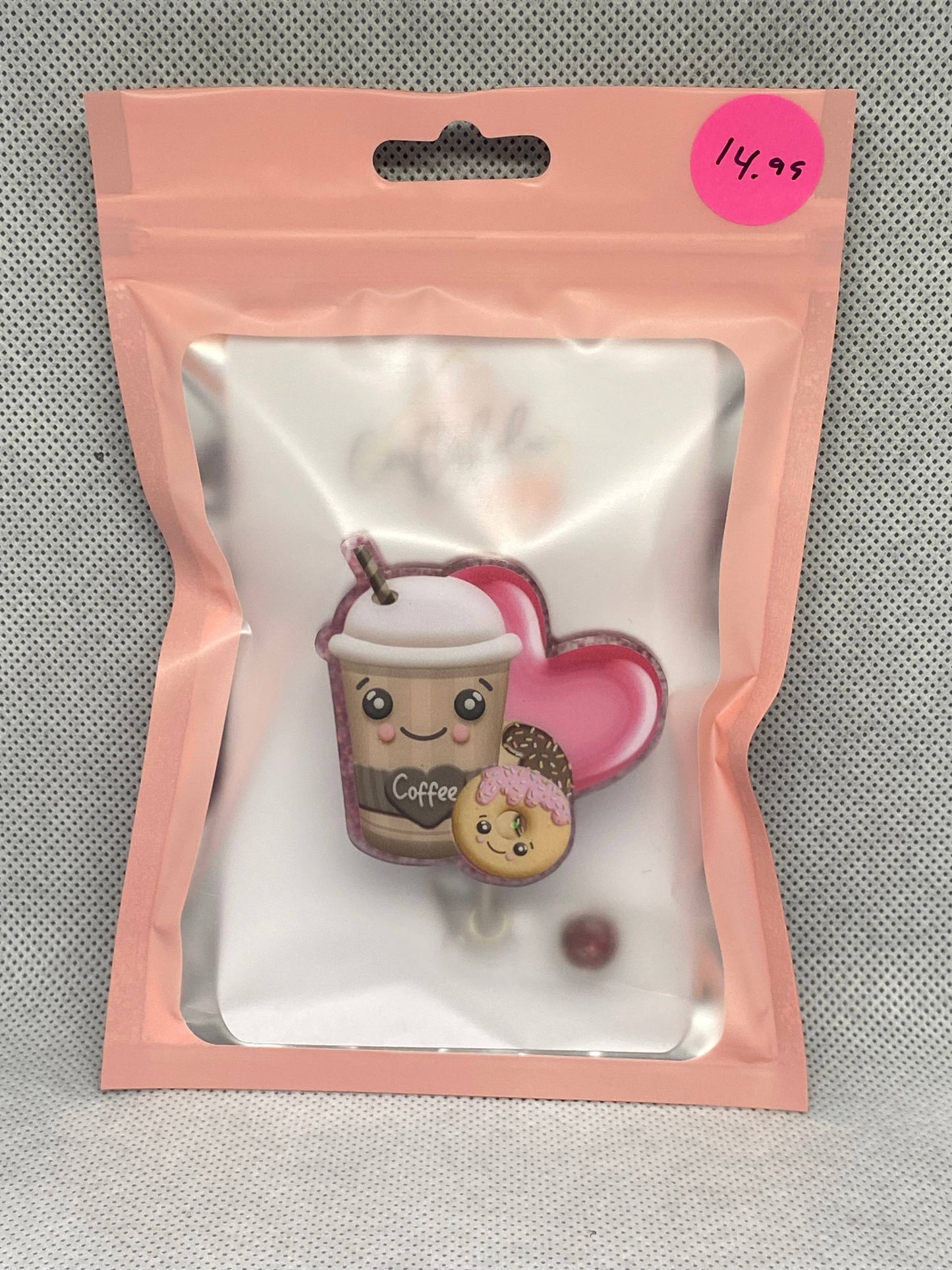 Coffee, Donut & Heart Badge Reel