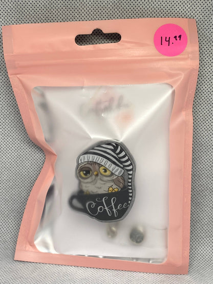 Owl Badge Reel