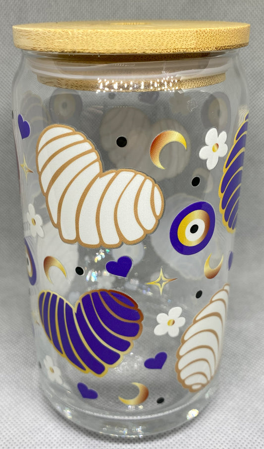 CONCHAS HEARTS GLASS CUP